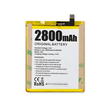 Оригінальний акумулятор для Doogee X55 (гарантія 12 місяців)
