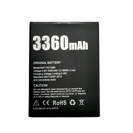 Акумулятор для Doogee X30 – BAT17613360 [Original PRC] 12 міс. гарантії