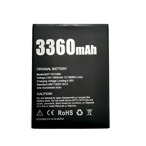 Аккумулятор для Doogee X30 - BAT17613360 [Original 12 мес. гарантии]