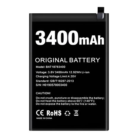 Акумулятор Doogee Y8 (BAT18783400) [Original PRC] 12 міс. гарантії