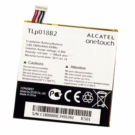 Акумулятор Alcatel TLP018B2, 6030 [Original] 12 міс. гарантії