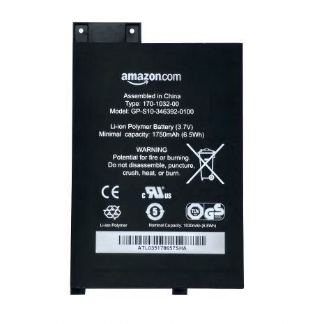 Amazon Kindle 3 (GP-S10-346392-0100) S11GTSF01A Акумулятор [Original PRC], 12 міс. гарантії