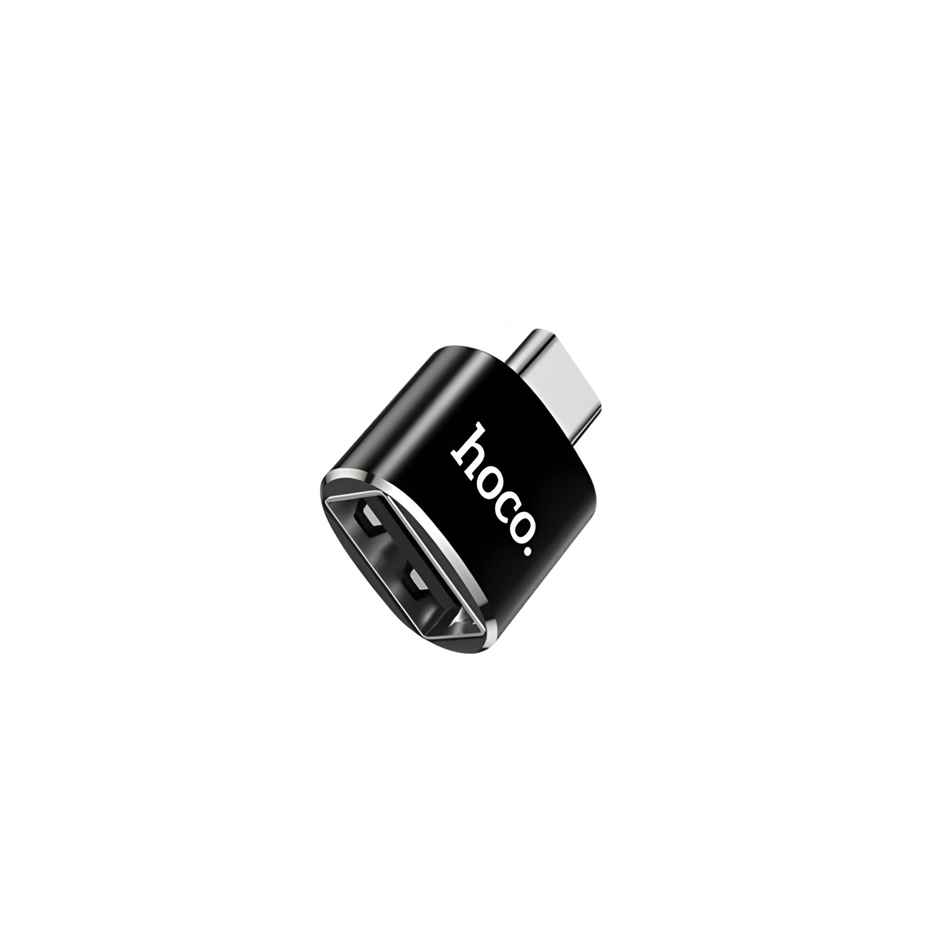 Hoco UA5 Адаптер переходник Type-C на USB 2.0 (F) черный Hoco UA5 Адаптер переходник Type-C на USB 2.0 (F) черный