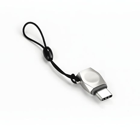 Переходник / адаптер Hoco UA8 MicroUSB -> Type-C Серый