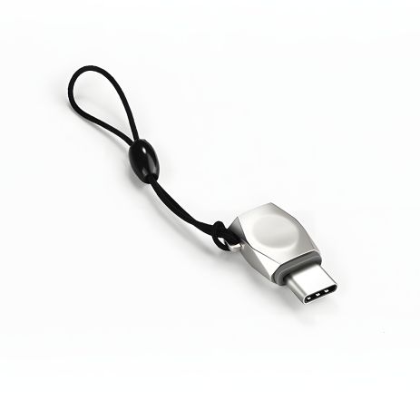 Переходник / адаптер Hoco UA8 MicroUSB -> Type-C Серый
