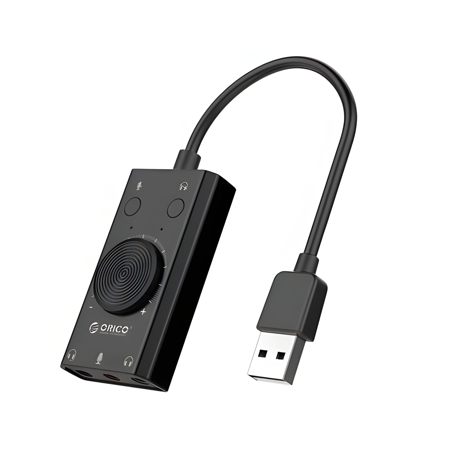 Внешняя звуковая карта USB ORICO SC2-BK Внешняя звуковая карта USB ORICO SC2-BK