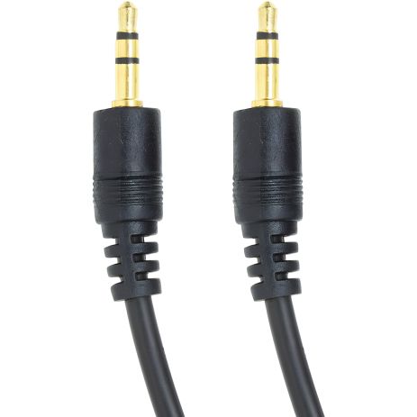 Аудіо кабель PowerPlant 3.5мм M-M - 1.5м
