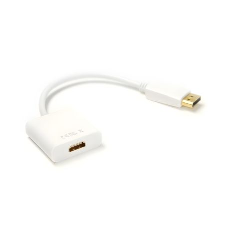 Кабель-переходник PowerPlant с DisplayPort на HDMI, 0.15м Кабель-переходник PowerPlant с DisplayPort на HDMI, 0.15м