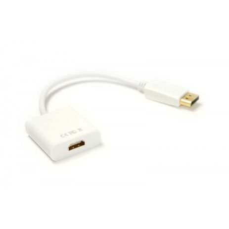 Кабель-переходник PowerPlant DisplayPort - HDMI, 0.15м, 1.4V