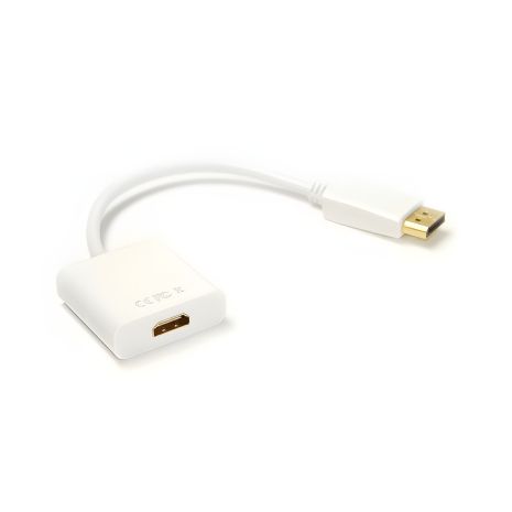PowerPlant DisplayPort на HDMI кабель-адаптер, 0.15м, версия 1.4V