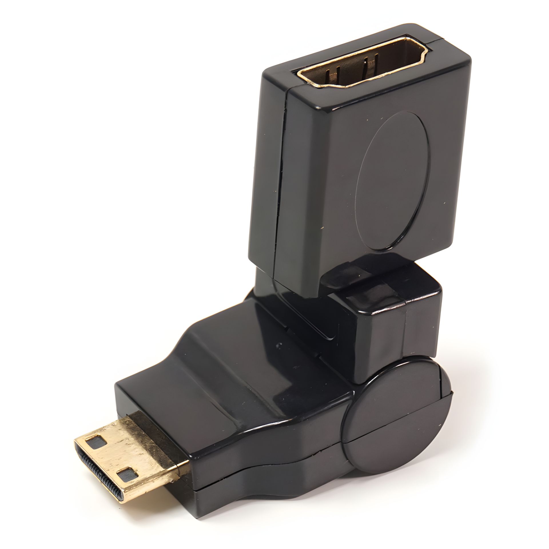 PowerPlant HDMI AF – mini HDMI AM перехідник, 360 градусів PowerPlant HDMI AF – mini HDMI AM перехідник, 360 градусів