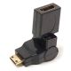PowerPlant HDMI AF на micro HDMI AM адаптер, поворотный на 360 градусов