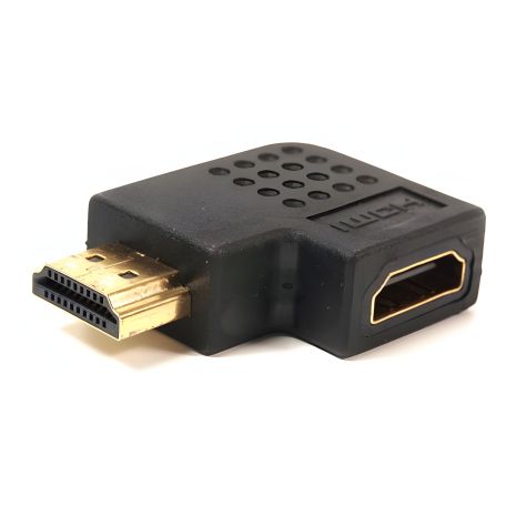 Переходник PowerPlant HDMI AF - HDMI AM, правый угол Переходник PowerPlant HDMI AF - HDMI AM, правый угол