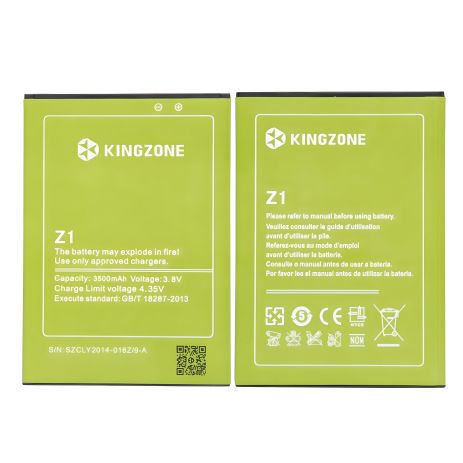 KingZone Z1 Аккумулятор (3500 mAh) [Оригинал PRC] с 12-месячной гарантией