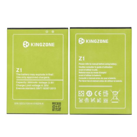 Акумулятор KingZone Z1 (3500mAh) [Original PRC] 12 міс. гарантії