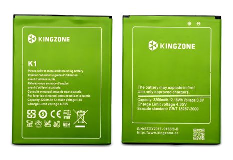 Аккумулятор для KingZone K1 / K1 Turbo [Original PRC] 12 мес. гарантии