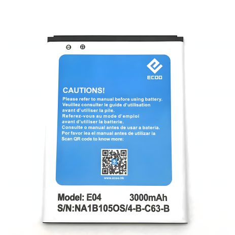 Батарея для Ecoo E04, Bluboo X6 [Оригинал PRC] 12 месяцев гарантии