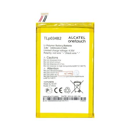 Аккумулятор для Alcatel TLp034B1 / TLp034B2 (8020D One Touch Hero, 7050K One Touch Pop S9, 7055A One Touch Hero 2C) [Original PRC] 12 мес. гарантии