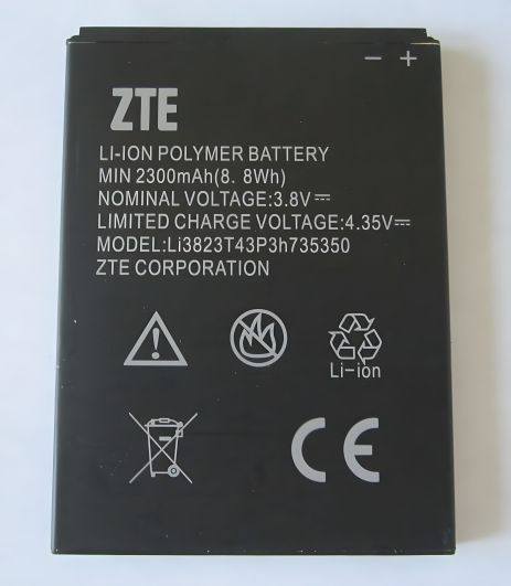 ZTE N986 акумулятор, Li3823T43P3h [Original PRC] 12 міс. гарантії