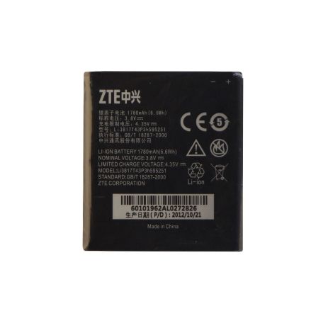 Акумулятор Li3716T42P3h595251 для ZTE Blade L/U808/V829/N798/Q201T [Original] 12 міс. гарантії