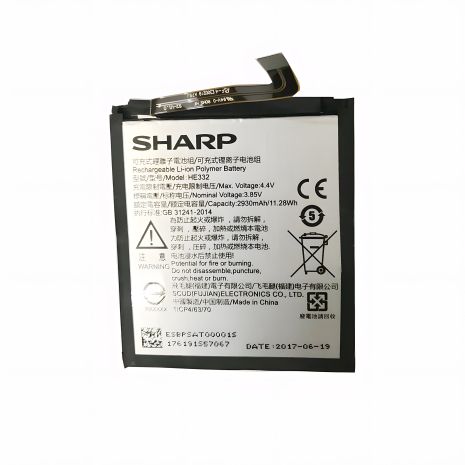 SHARP AQUOS s2 Аккумулятор HE332 [Original PRC] 12 мес. гарантии