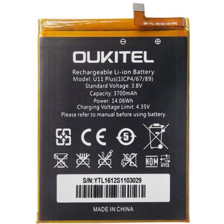 Акумулятор Oukitel U11 PLUS [Original PRC] 12 міс. гарантії