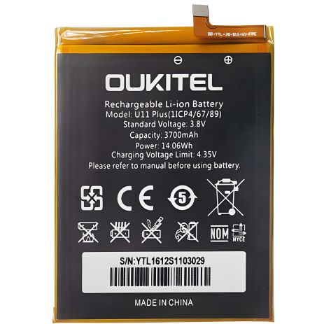 Аккумулятор для Oukitel U11 PLUS [Original PRC] 12 мес. гарантии