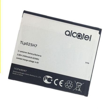 Аккумулятор для Alcatel TLPOP4-5 Slate OT-5051D (TLp025H1 / TLp025H7) 1ICP4/60/67 (2500 mAh) [Original PRC] 12 мес. гарантии