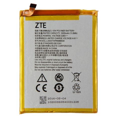 Аккумулятор для ZTE Li3830T43P6h775556 (Blade V7 MAX, V7MAX, BV0710, BV0710T) 3000 mAh [Original] 12 мес. гарантии