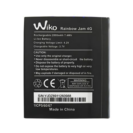 Акумулятор Wiko Rainbow / Rainbow Lite / Rainbow Jam 5222 (2000mAh) [Original PRC] 12 міс. гарантії