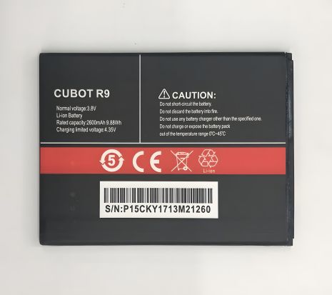 Акумуляторна батарея Cubot R9 (2600mAh) [Original PRC] 12 міс. гарантії
