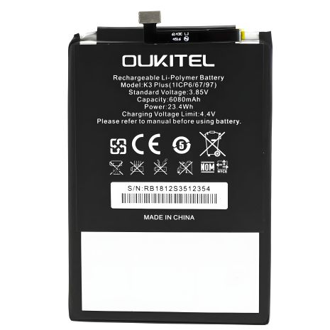 Акумулятор Oukitel K3 Plus [Original PRC] 12 міс. гарантії