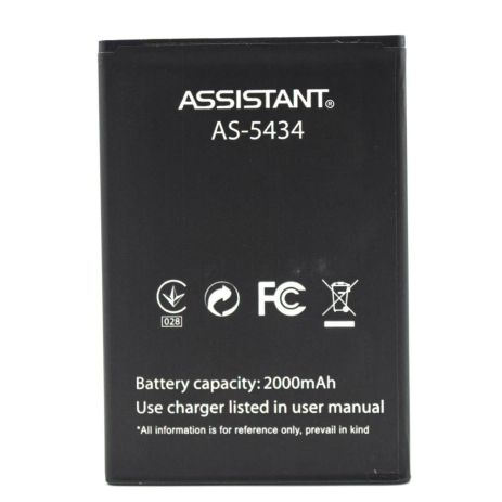 Аккумулятор для Assistant AS-5434 Club, AS-501, Jinga Start [Original PRC] 12 мес. гарантии