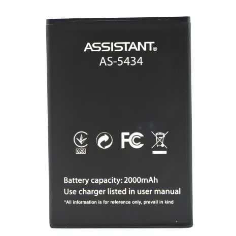 Аккумулятор для Assistant AS-5434 Club, AS-501, Jinga Start [Original PRC] 12 мес. гарантии