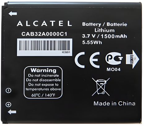 Акумуляторна батарея Alcatel OT916 (CAB32A0000C1, CAB32A0000C2) [Original PRC] 12 міс. гарантії