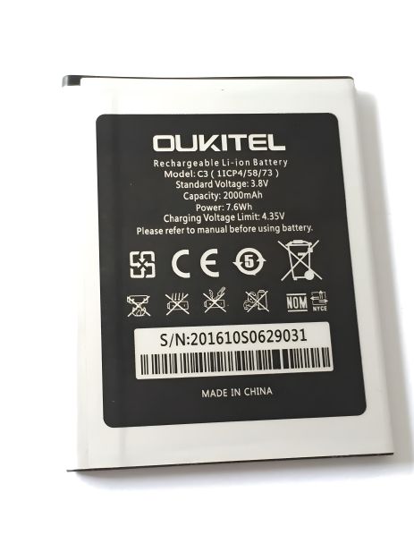 Аккумулятор для Oukitel C3 / Bravis A503 Joy [Original PRC] 12 мес. гарантии