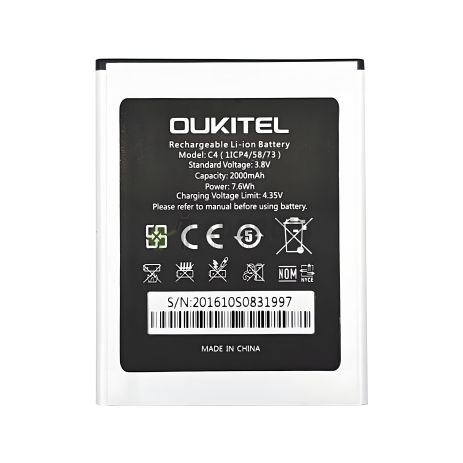 Аккумулятор для Oukitel C4 [Original PRC] 12 мес. гарантии