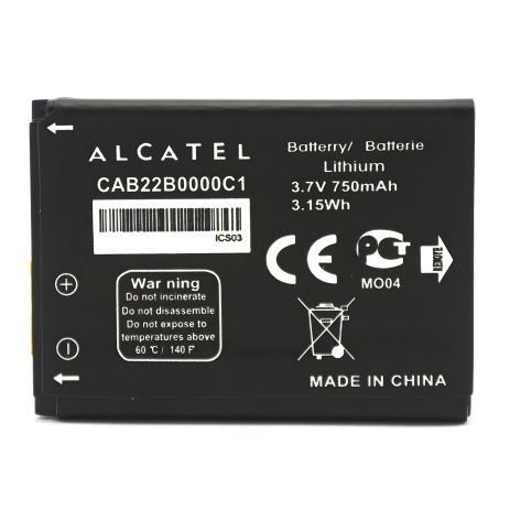 Оригінальна акумуляторна батарея для Alcatel One Touch 2012D/CAB22B0000C1, 12 місяців гарантії Оригінальна акумуляторна батарея для Alcatel One Touch 2012D/CAB22B0000C1, 12 місяців гарантії