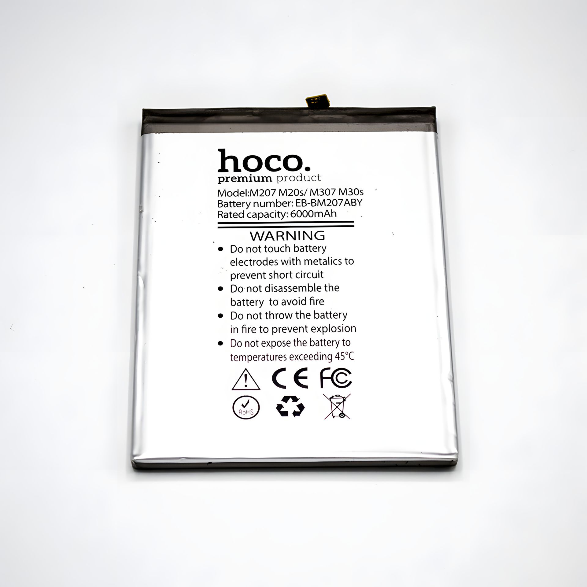Аккумулятор Hoco Samsung M20s M207/ M30s M307 / M21 M215 / M21S F415 - EB-BM207ABY 6000 mAh Аккумулятор Hoco Samsung M20s M207/ M30s M307 / M21 M215 / M21S F415 - EB-BM207ABY 6000 mAh