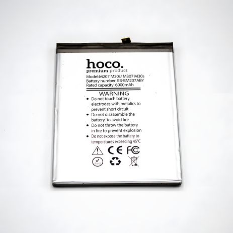 Акумулятор Hoco Samsung M20S M207/M30S M307/M21 M215/M21S F415 - EB-BM207ABY 6000 mAh Акумулятор Hoco Samsung M20S M207/M30S M307/M21 M215/M21S F415 - EB-BM207ABY 6000 mAh
