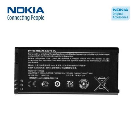 Акумулятор Microsoft (Nokia) BV-T3G 650 Lumia, 2000 mAh [Original PRC] 12 міс. гарантії