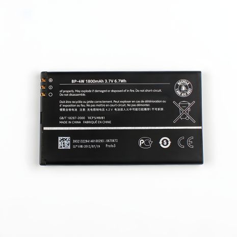 Аккумулятор для Nokia Lumia 810/822 BP-4W [Original PRC] 12 мес. гарантии