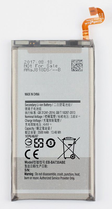 Акумулятори Samsung EB-BA730ABE A730 Galaxy A8 Plus (2018) 3500 mAh [Original PRC] 12 міс. гарантії