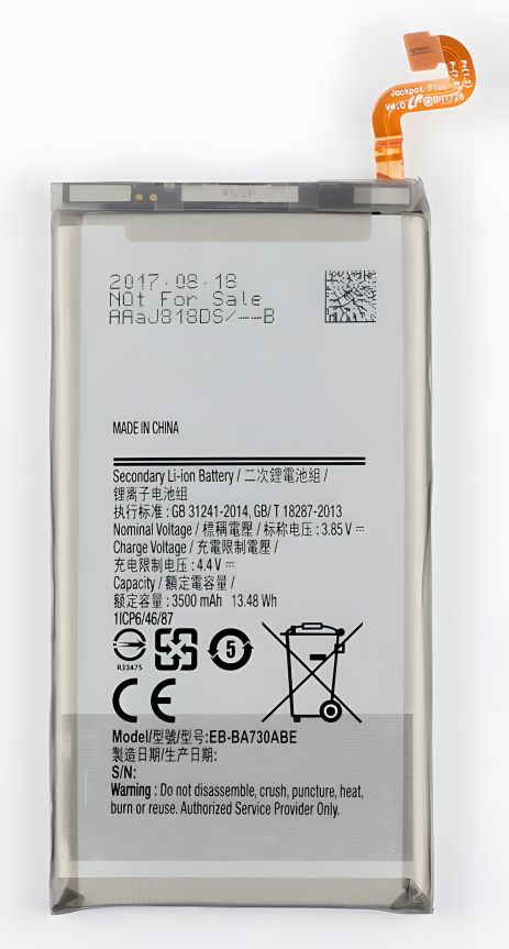 Акумулятор Samsung EB-BA730ABE Galaxy A8 Plus (2018) 3500 mAh [Original PRC] 12 міс. гарантії