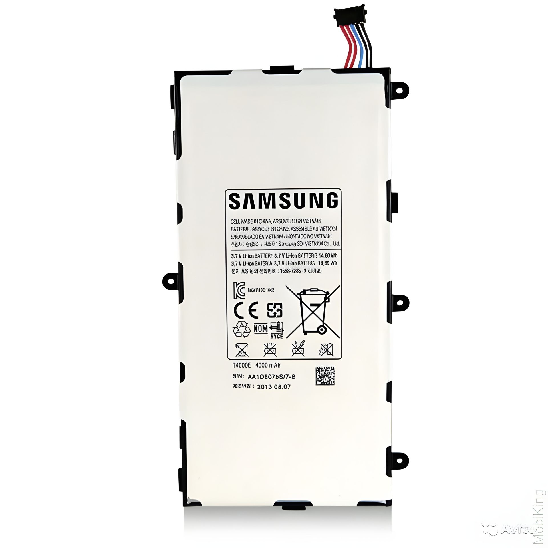 Оригінальний акумулятор Samsung T210, T211, T2105, Galaxy Tab 3 (T4000E) 12 міс. гарантії Оригінальний акумулятор Samsung T210, T211, T2105, Galaxy Tab 3 (T4000E) 12 міс. гарантії