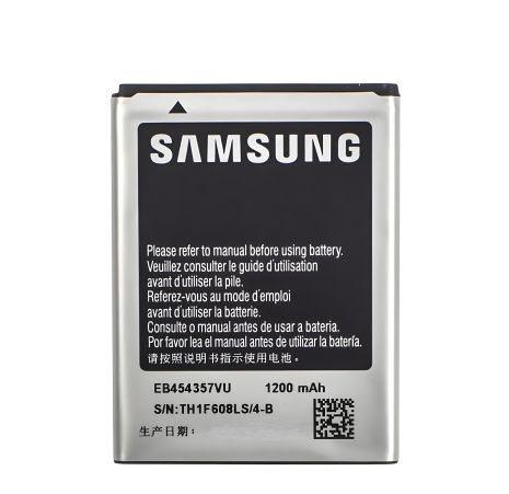 Оригинальный аккумулятор EB454357VU для Samsung S5360, S5380, S5300, G130H, гарантия 12 мес.
