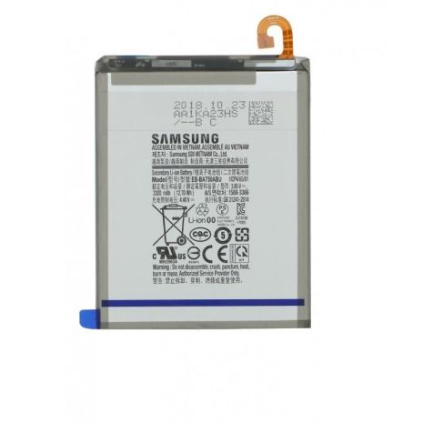 Акумулятор Samsung A7 2018 (A750) / A10 2018 (A105) / M10 2018 (M105) / EB-BA750ABU/E 3300 mAh [Original PRC] 12 міс. гарантії