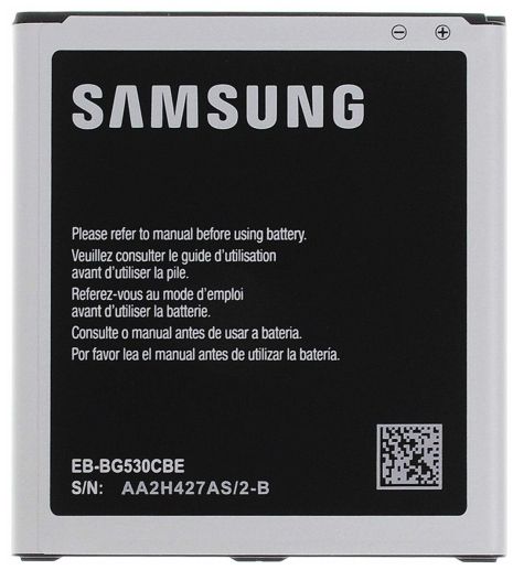 Акумулятор для Samsung J5, J3, J500h, J310h, J320h, G530, G531, G532, J5-2015, J3-2015-2016 (EB-BG530CBE, EB-BG531CBE) [HC]