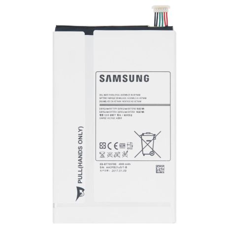 Акумулятор Samsung T700, T705, Galaxy Tab S 8.4 (EB-BT705FBC 4900 mAh) [Original] 12 міс.