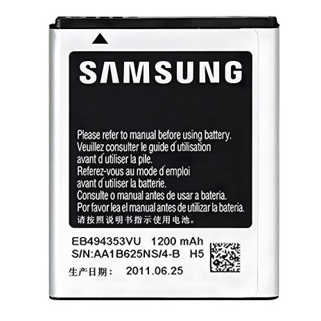 Аккумулятор для Samsung S5250 Wave 525 / EB494353VU 1200 mAh [Original] 12 мес. гарантии